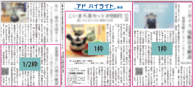 SPアドハイライト新聞画像