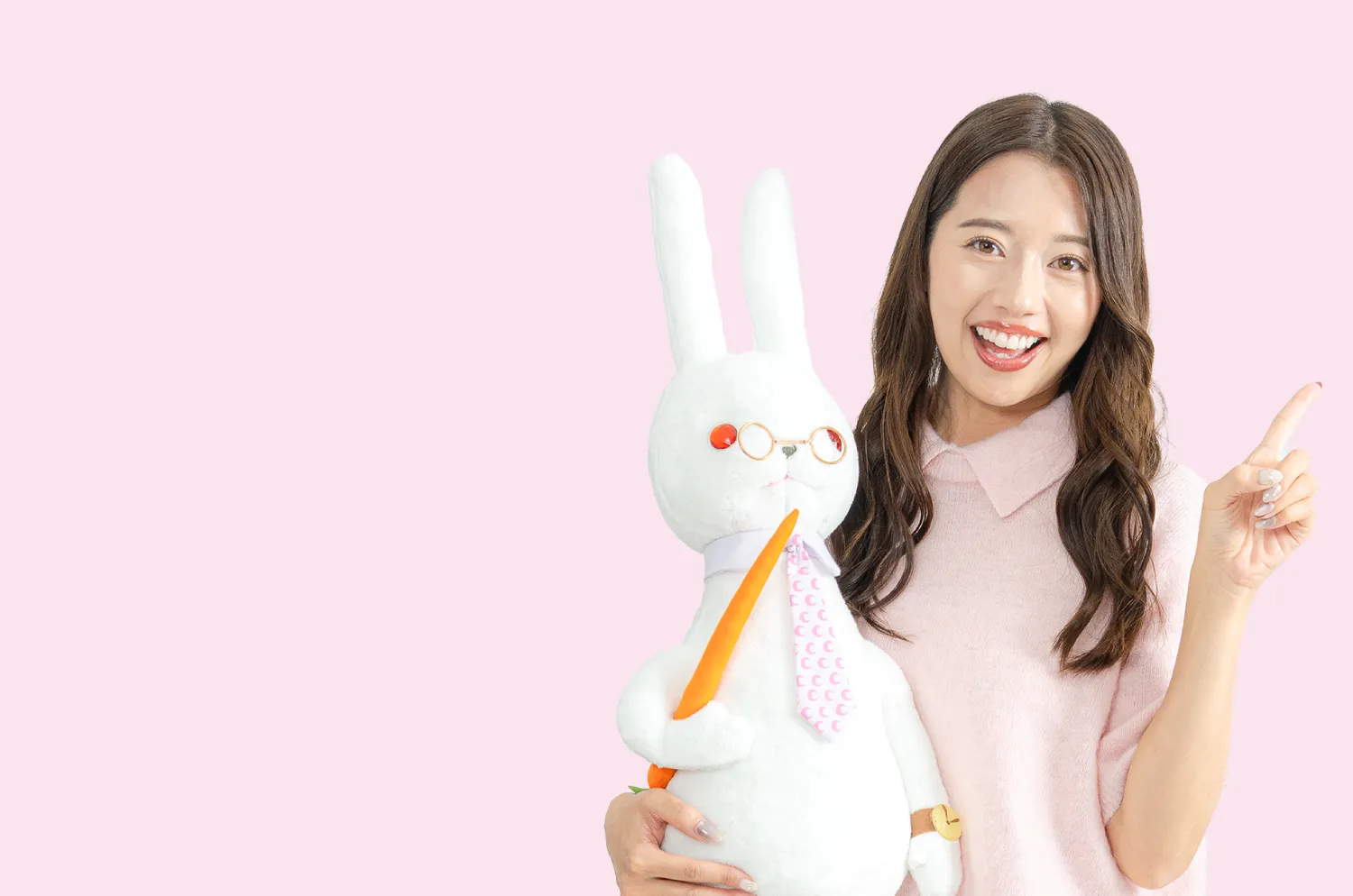 村越りささんとルナウサ