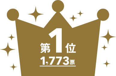 第1位 1,773票