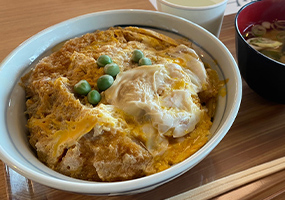 ランチタイムで味わった「ももや」のカツ丼