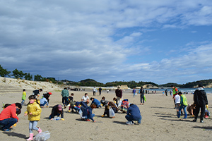 七ヶ浜の海岸支援