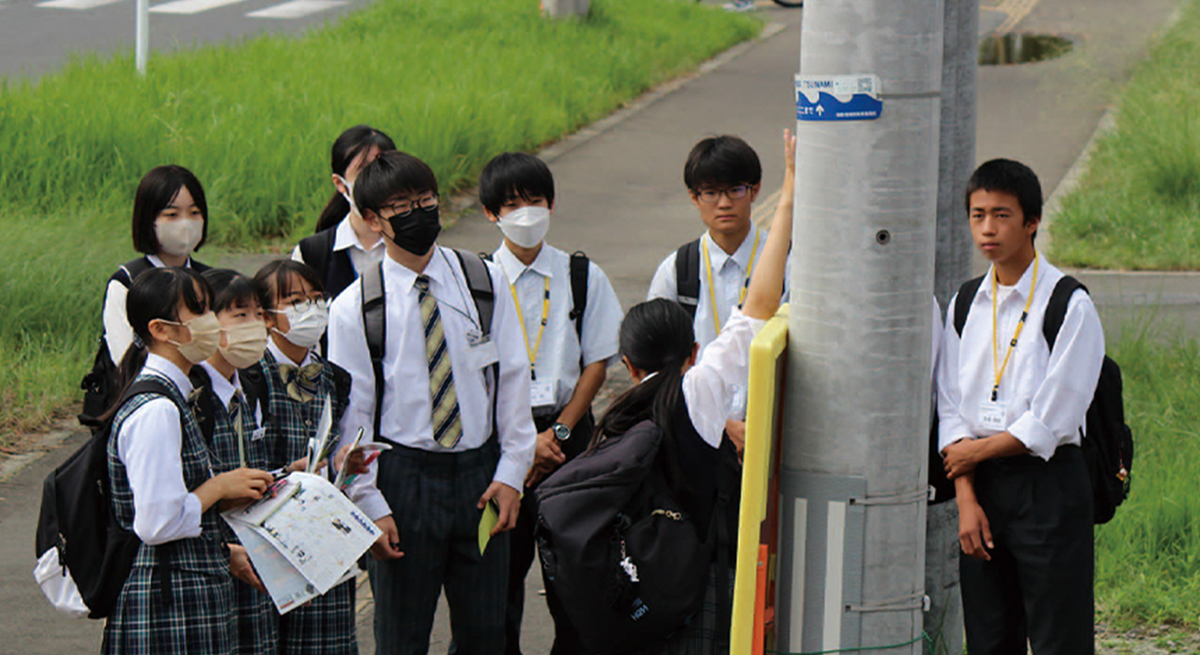 中学生記者が復興の現場へ