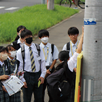 震災伝承新聞被災地取材レポート①中学生記者が復興の現場へ