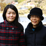 仙台市宮城野区 渡辺友恵さん(33) 仙台市宮城野区 渡辺綾子さん(65)