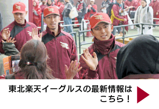 東北楽天イーグルスの最新情報はこちら！